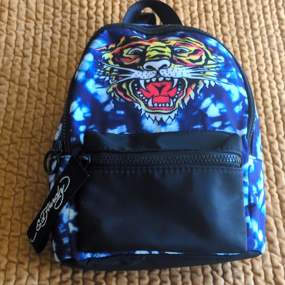 vtg Y2K Ed Hardy mini backpack